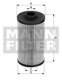 Fotografia produktu MANN-FILTER HU938/3X filtr oleju BMW 535i/540i 96- wkład
