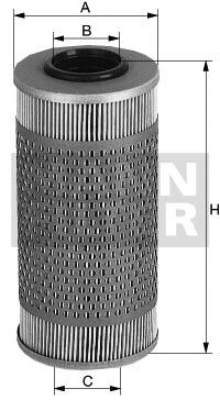 Fotografia produktu MANN-FILTER MH53 filtr oleju Honda
