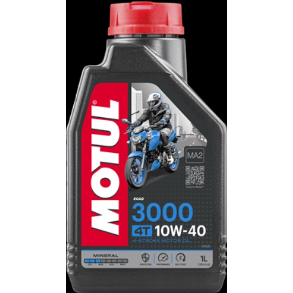 Fotografia produktu MOTUL MO107672 olej silnikowy 10W40 Motul Extra 4T                                  1L