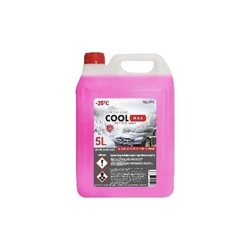 Fotografia produktu INNE COOLMAX5L płyn do chłodnic czerwony  COOLMAX -35°C   G12         5L