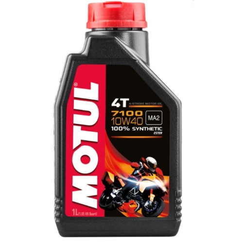 Fotografia produktu MOTUL MO104091 olej silnikowy 10W40  7100 MA2 4T / motocykle  1L