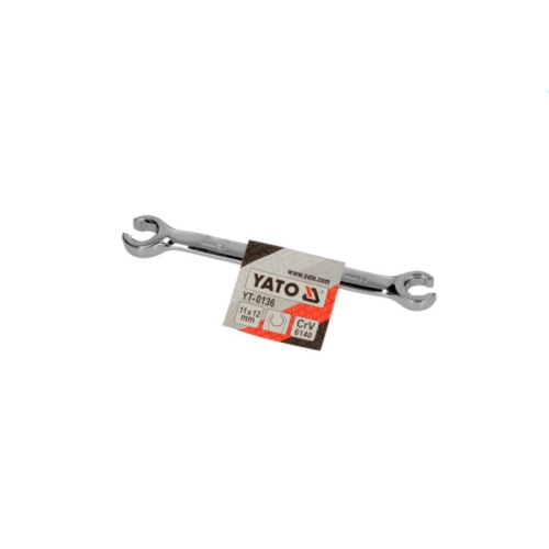 Fotografia produktu YATO YT-0136 klucz płaski półotworowy do przewodów hamulcowych 11x12mm