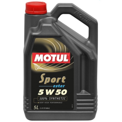 Fotografia produktu MOTUL MO102716 olej silnikowy 5W50  Motul Sport Ester                               5l