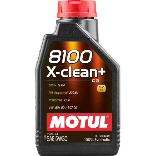 Fotografia produktu MOTUL MO106376 olej silnikowy 5W30  8100 X-CLEAN+ C3                          1L