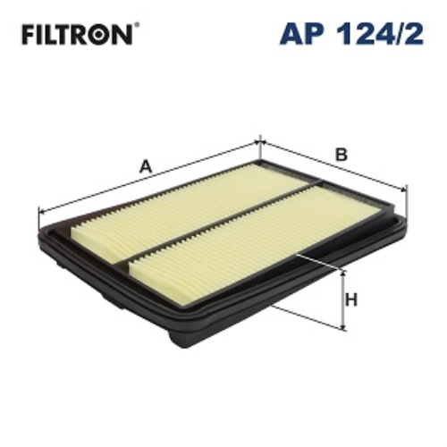 Fotografia produktu FILTRON AP124/2 filtr powietrza Nissan Qashqai  1.5 DCI  14-   253x173x30