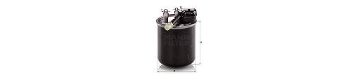 Fotografia produktu MANN-FILTER WK820/17 filtr paliwa Mercedes C/E klasa CDI 08-