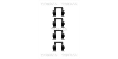 Fotografia produktu TRIDON 8105141583 zestaw montażowy hamulców Nissan Sunny B12/N13,