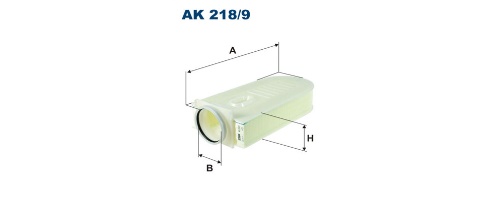 Fotografia produktu FILTRON AK218/9 filtr powietrza Mercedes W204 250CDI 10-