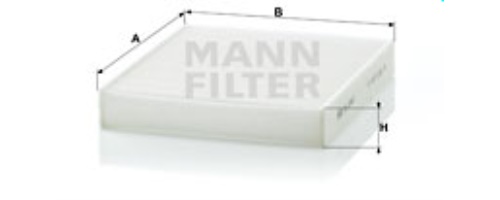 Fotografia produktu MANN-FILTER CU2440 filtr kabinowy Volvo V50 04-