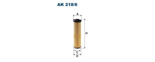 Fotografia produktu FILTRON AK218/6 filtr powietrza Mercedes C220CDI C200CDI 03-