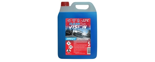 Fotografia produktu ZGODEX 003363 płyn do spryskiwaczy metanolowy zimowy -20 CLEAN VISION M 5L tylko na FA
