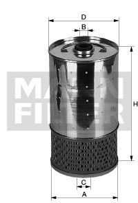 Fotografia produktu MANN-FILTER PF1050/1N filtr oleju Mercedes W124/W201 D/TD 84-/Daewoo Musso