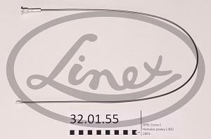 Fotografia produktu LINEX 32.01.55 linka hamulca Opel Corsa 2001- bębny P