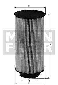 Fotografia produktu MANN-FILTER PU723X filtr paliwa Citroen Jumper 2.0/2.2/2.8/3.0HDi 05-,Fiat Ducato 2.0/2.2/2.8/3.