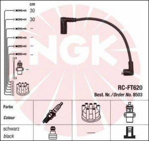 Fotografia produktu NGK RC-FT620 kable zapłonowe Fiat CQN 92- 700