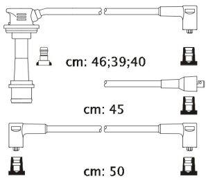Fotografia produktu CARHOFF 06-1240 kable zapłonowe Toyota MR2 2.0 88-89 (Premium)