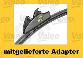 Fotografia produktu SWF 119762 wycieraczki Visioflex 600/475 płaskie mocowanie klasyczne Opel Vectra C/D