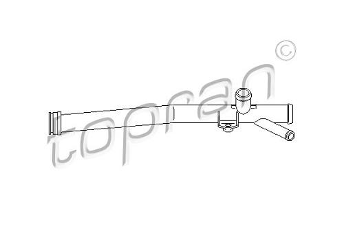 Fotografia produktu TOPRAN 030121065J przewód pompy wodnej VW Polo 95-