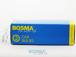 Fotografia produktu BOSMA 0096-BOSMA żarówka 12V 10W T15 W2,1x9,5d CLEAR całoszklana