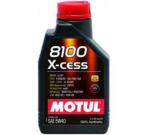 Fotografia produktu MOTUL MO104256 olej silnikowy 5W40 8100 X-CESS                       4L