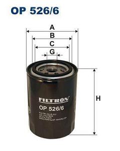 Fotografia produktu FILTRON OP526/6 filtr oleju VAG 1.8T