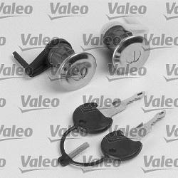 Fotografia produktu VALEO 256521 wkładki zamków + klucze Peugeot 206 kpl.