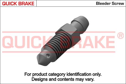 Fotografia produktu QUICK BRAKE QB0091 odpowietrznik cylinderka 8x37,5 M8x1