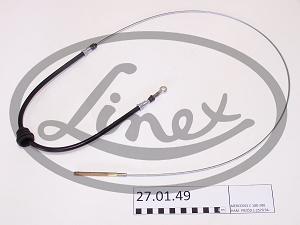 Fotografia produktu LINEX 27.01.49 linka hamulca - przednia dł:2570/2370 mm Mercedes C-Class 180 94-00