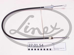 Fotografia produktu LINEX 27.01.54 linka hamulca P dł:1050/810 mm Mercedes E-Class 200 1995-2002