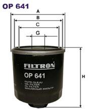 Fotografia produktu FILTRON OP641 filtr oleju VW Golf IV 1.4 97-