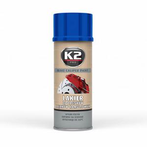 Fotografia produktu K2 K2L346NI lakier niebieski na zaciski hamulcowe                              400 ml