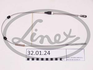 Fotografia produktu LINEX 32.01.24 linka hamulca Ascona C 83- L dł-850