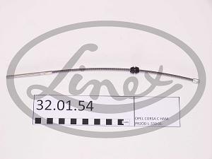 Fotografia produktu LINEX 32.01.54 linka hamulca - przednia dł:330mm Opel Corsa C exc. Sport-Gsi 01-