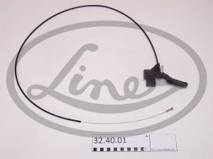 Fotografia produktu LINEX 32.40.01 linka pokrywy silnika Opel Corsa A -92