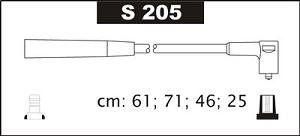 Fotografia produktu SENTECH S205 kable zapłonowe Skoda Octavia LX-GLX-SLX 1.6 iL