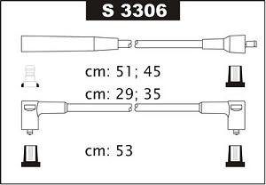 Fotografia produktu SENTECH S3306 kable zapłonowe VW Polo 1.6 1.8 84-92