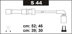 Fotografia produktu SENTECH S44 kable zapłonowe Daewoo Lanos 1.5-1.6 16V