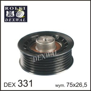 Fotografia produktu DEXWAL DEX331 rolka kierunkowa/prowadząca, pasek klinowy zębaty Mercedes