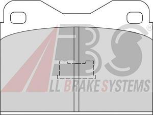 Fotografia produktu A.B.S. ABS36091/2 klocki hamulcowe Audi 100 76-82