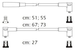 Fotografia produktu CARHOFF 06-1508 kable zapłonowe (Premium)
