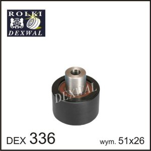 Fotografia produktu DEXWAL DEX336 rolka kierunkowa/prowadząca, pasek rozrządu Citroen, Ford, Mazda, Peugeot