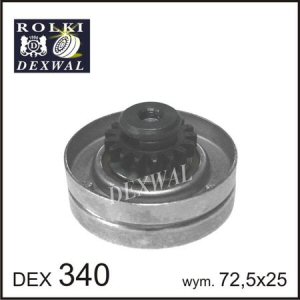 Fotografia produktu DEXWAL DEX340 rolka kierunkowa/prowadząca, pasek klinowy zębaty Renault
