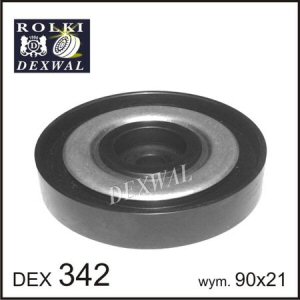 Fotografia produktu DEXWAL DEX342 rolka kierunkowa/prowadząca, pasek klinowy zębaty Toyota D-4D