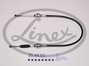 Fotografia produktu LINEX 35.44.02 linka zmiany biegów dł:970/690mm Renault Master 1998- (niekompletne tylko jedna