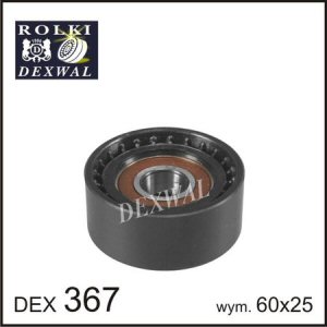 Fotografia produktu DEXWAL DEX367 rolka napinacza, pasek klinowy wielorowkowy Citroen, Fiat, Peugeot