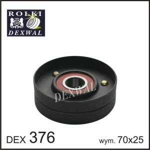 Fotografia produktu DEXWAL DEX376 rolka napinacza, pasek klinowy wielorowkowy Seat, VW