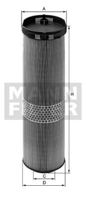 Fotografia produktu MANN-FILTER C12178/1 filtr powietrza Mercedes W211 220CDi M611 02-