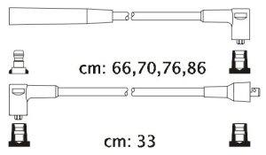 Fotografia produktu CARHOFF 06-1197 kable zapłonowe Hyundai Pony 1.5 91 (Premium)