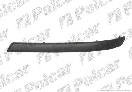 Fotografia produktu POLCAR 555707-5 listwa zderzaka Opel Corsa C 04- lewy przód