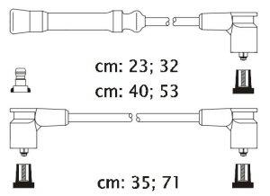 Fotografia produktu CARHOFF 06-2161 kable zapłonowe Volvo 960 2.3 90- (Platinium wire wound)